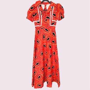 Vintage papaya dress
